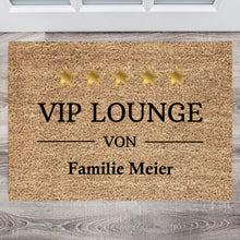 Ladda upp bild till gallerivisning, VIP Lounge von eurer Familie - Personalisierte Fußmatte für innen &amp; aussen
