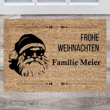 Ladda upp bild till gallerivisning, Frohe Weihnachten von unserer Familie - Personalisierte Fußmatte für innen &amp; aussen
