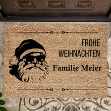 Ladda upp bild till gallerivisning, Frohe Weihnachten von unserer Familie - Personalisierte Fußmatte für innen &amp; aussen
