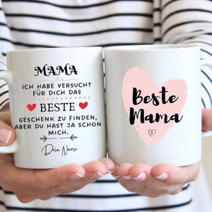 Bästa presenten till mamma - Personlig mugg (mamma, pappa, mormor, morfar)