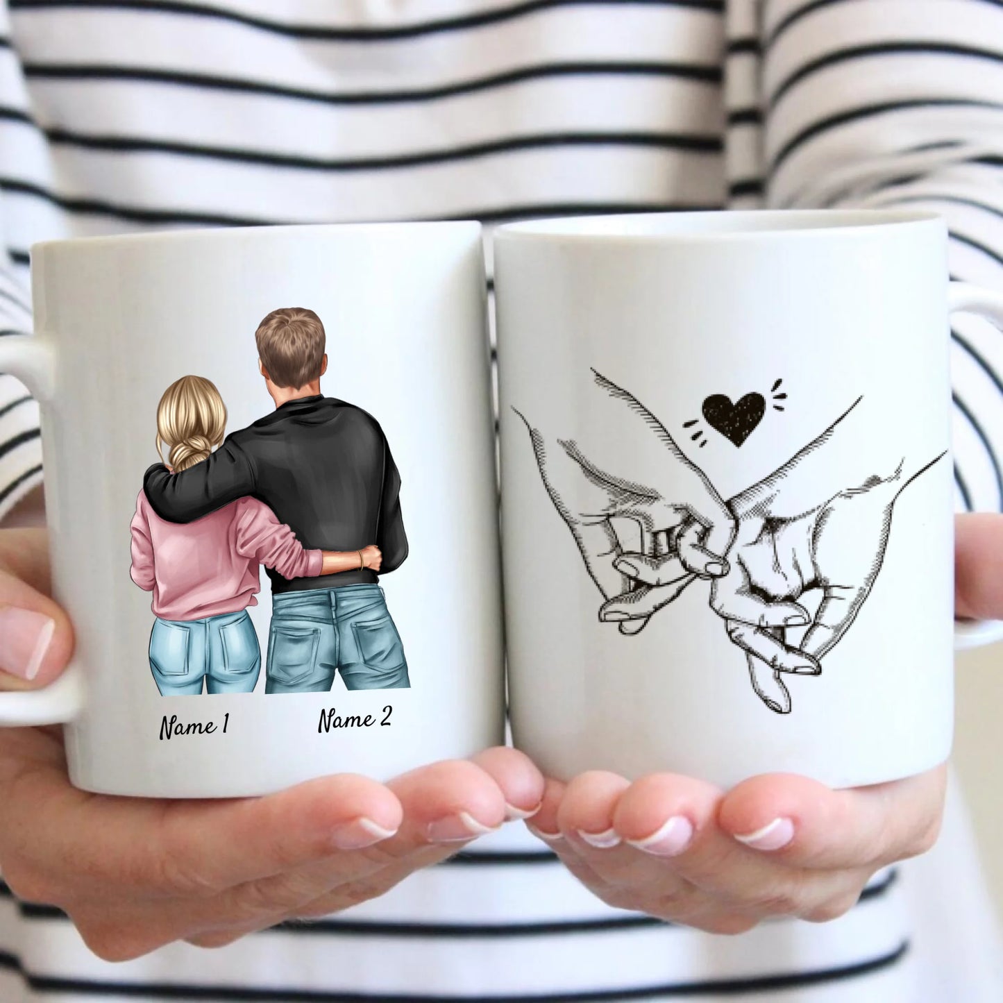 Rest deines Lebens nerven - Personalisierte Tasse für deinen Partner, Partnerin, Geschenk für Paare, Valentinstag