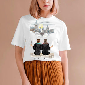 Bedste troldkvinder - personlig T-shirt (2-4 veninder)