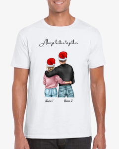 Bedste par jul - personlig T-shirt