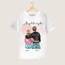 Indlæs billede til gallerivisning Bedste par - personlig T-shirt (100 % bomuld, unisex)
