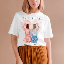 Ladda upp bild till gallerivisning, Bästa vänner Cheers - Personaliserad T-Shirt (100 % Bomull, Unisex)

