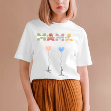 Indlæs billede til gallerivisning Mine kære kalder mig MAMA - personlig T-shirt (100% bomuld, unisex)

